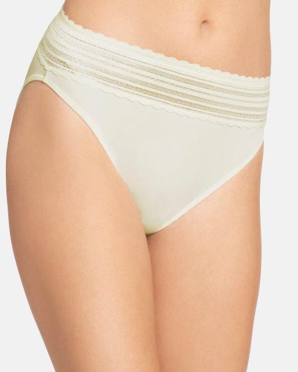Warner's No Muffin Top / Hi-Cut Microfibre Nylon Panties- Ivory – Elegant  Distinction